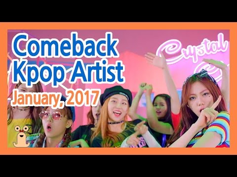 Kpop Artist Comeback Schedules in January, 2017 | RankMon