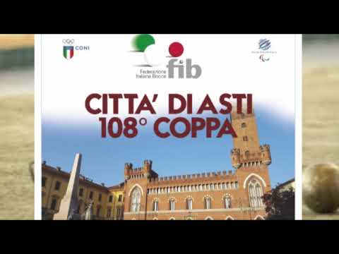 Bocce : Programma Quarti di Finale 108° Coppa Città di Asti