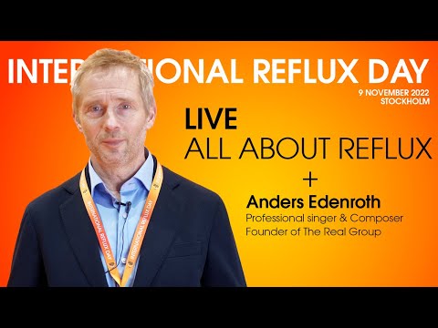 Anders Edenroth visits International Reflux Day 2022 - “how I treated my acid reflux”