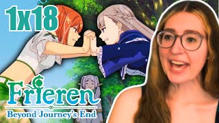 Time for the First-Class Mage Exam! | FRIEREN: BEYOND JOURNEY'S END 1x18 REACTION