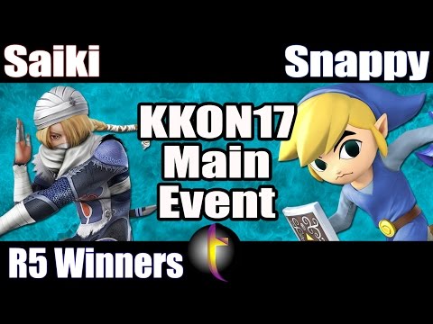 KKON17 Main Event: SSB Wii U - WR5 - Saiki vs Snappy