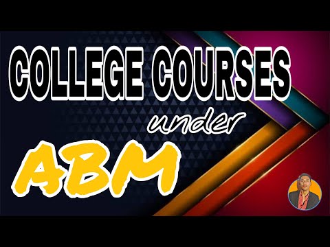 COLLEGE COURSES UNDER ABM STRAND | ABM STRAND COLLEGE COURSES