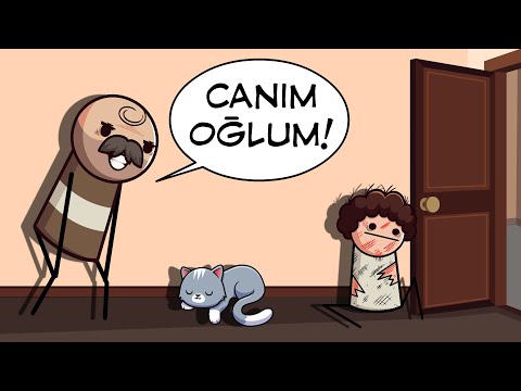 Aile Temalı Kolaj (Animasyon Derleme)