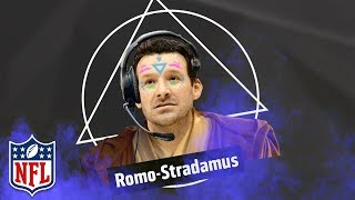 Tony Romo Predicts Play Calls in Broadcasting Debut | NFL Highlights