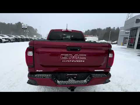 2026 GMC Canyon Crew Cab Short Box 4-Wheel Drive Elevation in Red for sale at Boyer Chevrolet Buick GMC Bancroft in Bancroft, ON