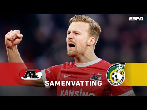 ⏱ Dani DE WIT kopt binnen VIER MINUTEN al raak! | Samenvatting AZ - Fortuna Sittard