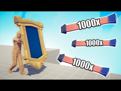 MUMMY MIRROR SHIELD vs 1000x OVERPOWERED UNITS - TABS | Totally Accurate Battle Simulator 2025