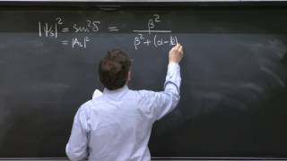 Modelling a resonance