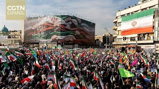 Manifestantes iraníes denuncian que EE. UU. e Israel incitan los disturbios en Irán