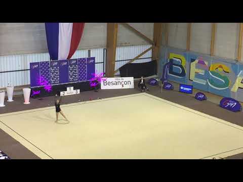 Pauline Perennes cerceau - Nat B 18 ans et + - France Besançon 2018