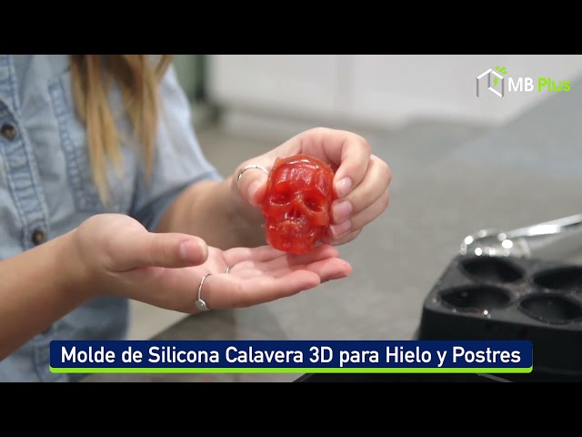 Vídeo relacionado con KERYBW Molde de silicona 3D para cubitos de hielo, para whisky, cócteles, chocolate, caramelos y jabón