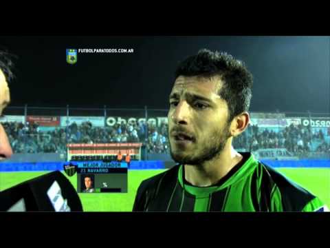 Navarro: "Victoria importante". Temperley 0 - San Martín 1. Fecha 11. Primera División 2015. FPT.