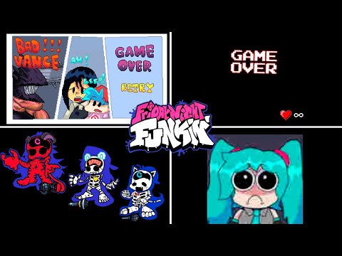 The Best Anime Style Game Over Screen in FNF (Mami, Miku, Touhou) - Friday Night Funkin'