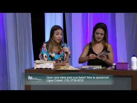 Mulher.com 23/01/2015 - Caixa com scrap decor por Marisa Magalhães - Parte 2