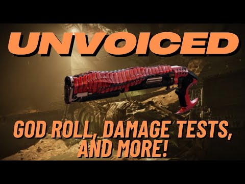 Unvoiced God Roll Review: This Is Easily The Most INSANE Shotgun For PvE Damage | Destiny 2 Heresy