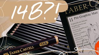 Ein 14B Bleistift?! / Die neuen Bleistifte von Faber-Castell sind ein Traum! / Pitt Graphit Matt