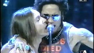 Iggy Pop &amp;  Lenny Kravitz - Perform David Bowies REBEL REBEL - VHI Fashion Awards -  23 October 1998