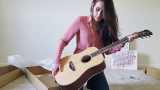 Video thumbnail for D'Angelico Premier Niagara unboxing and overview by Jessica Silva