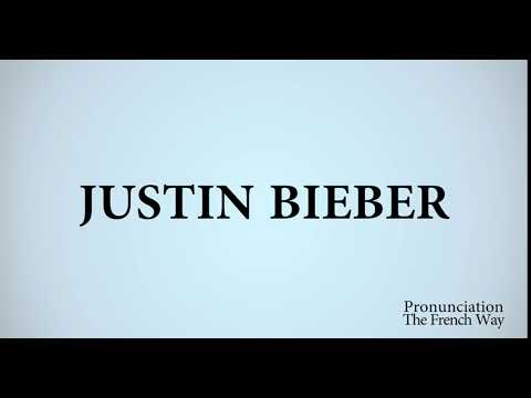 How To Pronounce JUSTIN BIEBER The French Way
