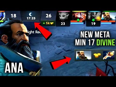 Ana Kunkka WTF New Meta?! Min 17 Divine Rapier Tryhard to Win the Game - Dota 2