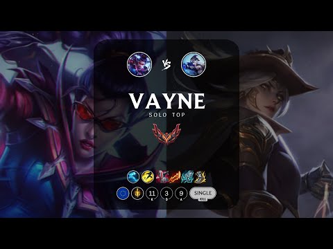 Vayne Top vs Ashe - EUW Grandmaster Patch 12.23