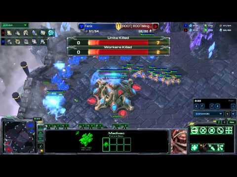 ROOT Minigun Vs Fenix WCS PvT game 2 (avec FirstReflex)