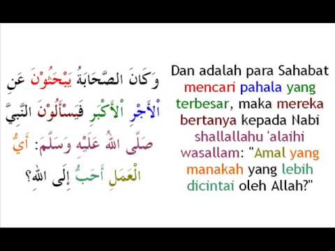 <p>Ceramah Bahasa Arab oleh Syekh al-Munajjid dengan terjemah Bahasa Indonesia - Fiqh Pahala 1</p>
<p>Ceramah Bahasa Arab oleh Syekh al-Munajjid dengan terjemah Bahasa Indonesia - Fiqh Pahala 1</p>