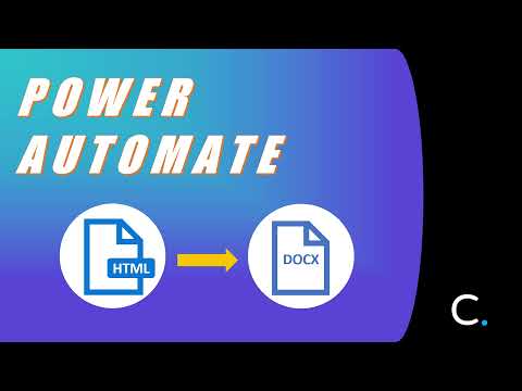 How to Convert HTML to DOCX in Power Automate and Logic Apps - Cloudmersive APIs