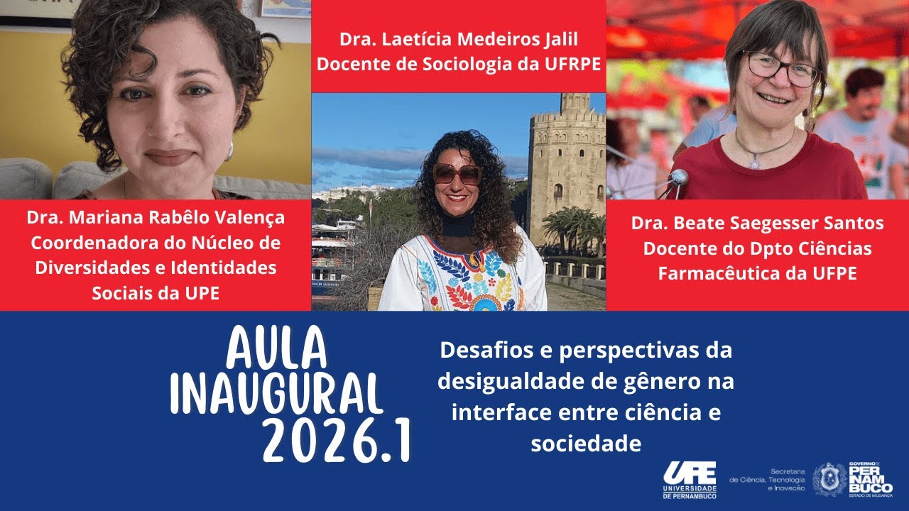 Aula Inaugural do Semestre Letivo 2026.1 - Universidade de Pernambuco (UPE)