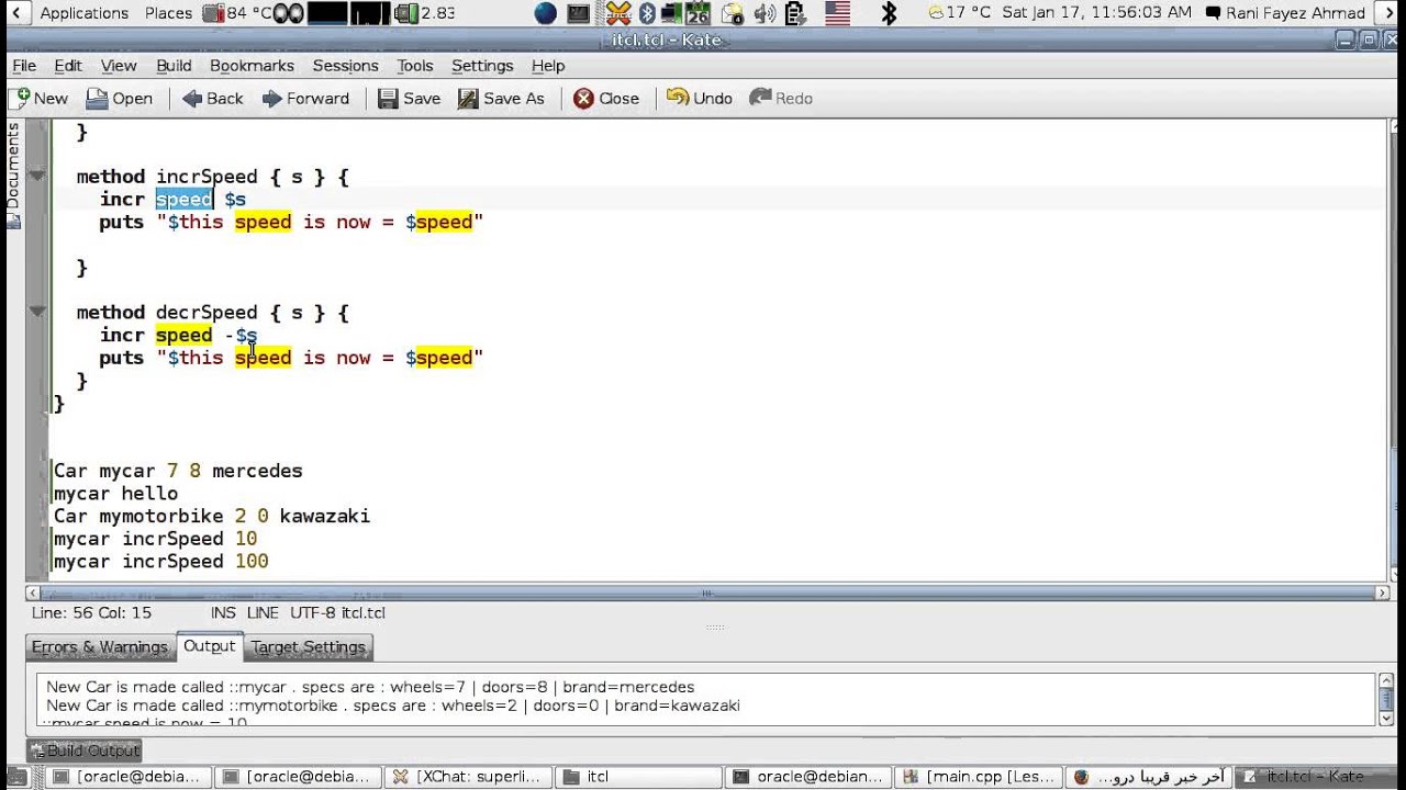 Tcl/Tk Object Oriented Programming Using Itcl (incr Tcl) Lesson 1 (English Version)