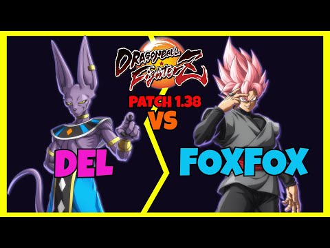 DBFZ - DEL vs FOXFOX matches (Blue Vegeta, Beerus, SSJ Goku vs Goku Black, Cooler, Trunks)