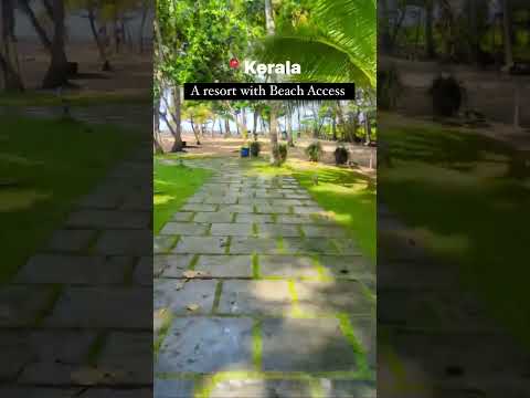 Kerala - a resort with beach access