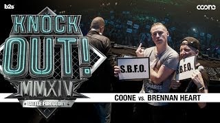 Coone vs. Brennan Heart - Knock Out 2014 (Official Liveset)