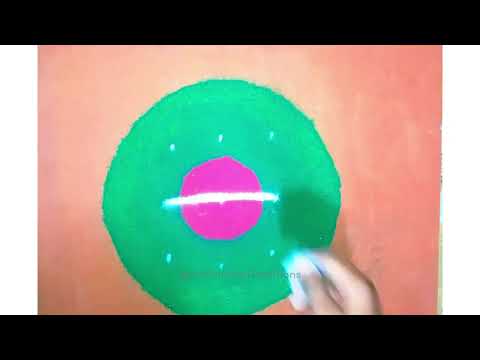 Swastik Design 卐 Easy Traditional Indian Rangoli Art for Diwali & Festivals #Rangoli #DiwaliSpecial