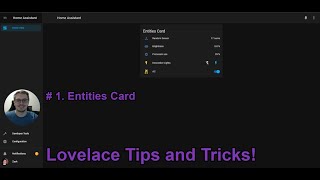 Beginner's Guide on the Entities Card