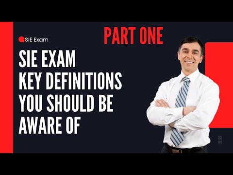 SIE Exam: Do you know these Finance terms?  Part 1