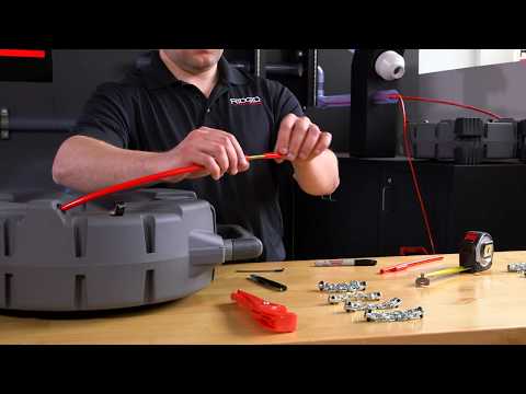 How To Replace The RIDGID® FlexShaft® Drain Cleaning Machines Cable
