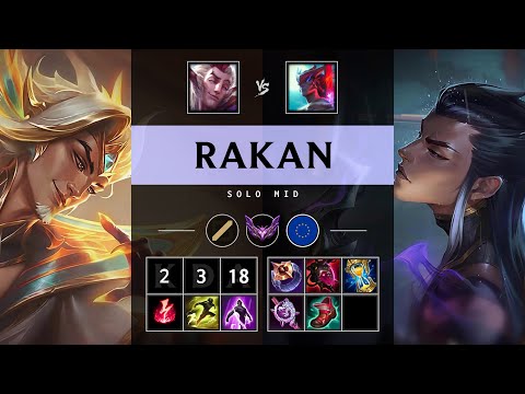 Rakan Mid vs Yone - EUW Master Patch 25.13