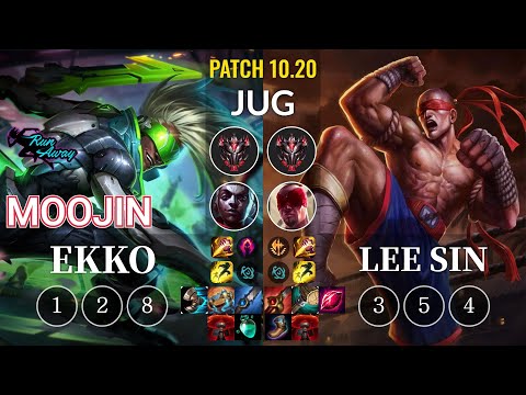 RNW Moojin Ekko vs Lee Sin Jungle - KR Patch 10.20