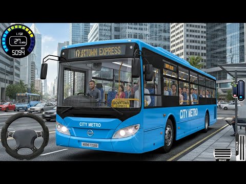 New City Express Bus Simulator 2026 - Indian Bus Driving 3D - Bus Game Andriod Gameplay