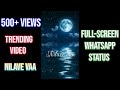 Nilave Vaa Cover Song Full Screen Whatsapp Status