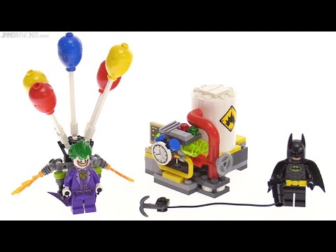 🔄 LEGO Batman Movie 2017 Joker Balloon Escape review 🎈 70900 re upload