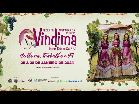 Videoclipe oficial da 8ª Festa de Abertura da Vindima de Monte Belo do Sul