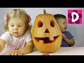 Светящаяся Тыква на Хэллоуин 2015 DIY Funny glowing Halloween 2015 ...