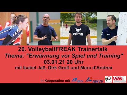 20. VolleyballFREAK Trainertalk - Erwärmung vor Spiel und Training
