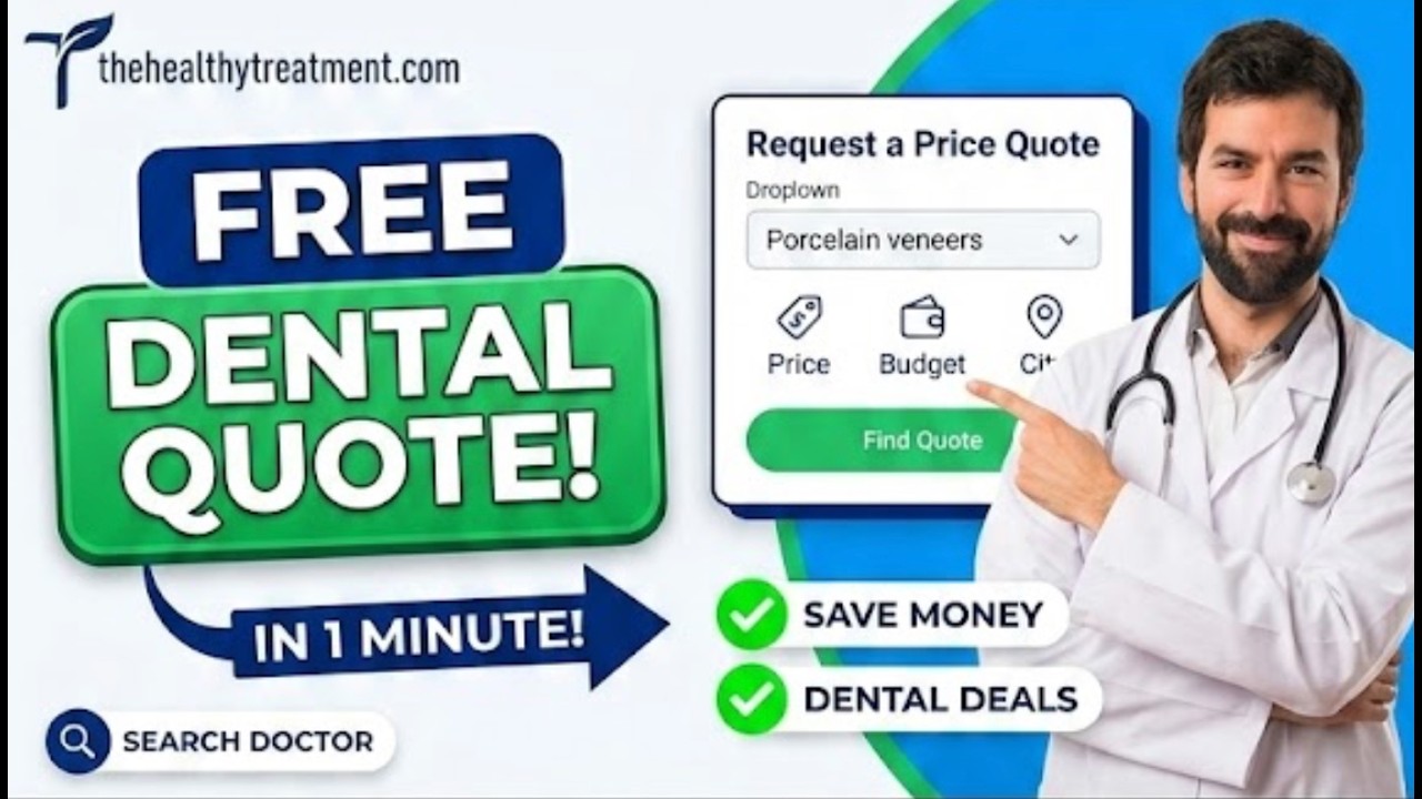 How to Get a Free Dental Quote on TheHealthyTreatment.com — watch on YouTube