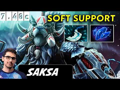 Saksa Tusk Soft Support - Dota 2 Patch 7.40c pro Player Full Gameplay
