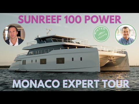 🌟Sunreef 100 Power Yacht Tour: Ultimate Luxury Cat Monaco Yacht Show 2024🌟 Expert Full Tour Cannes