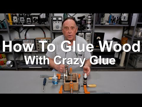 Super Glue Crazy Glue How To use Super Glue CA in Woodworking and How To Glue Wood Joints Fast Dry