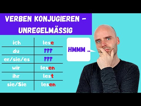 Verben konjugieren - unregelmäßig | Learn German | Deutsch lernen